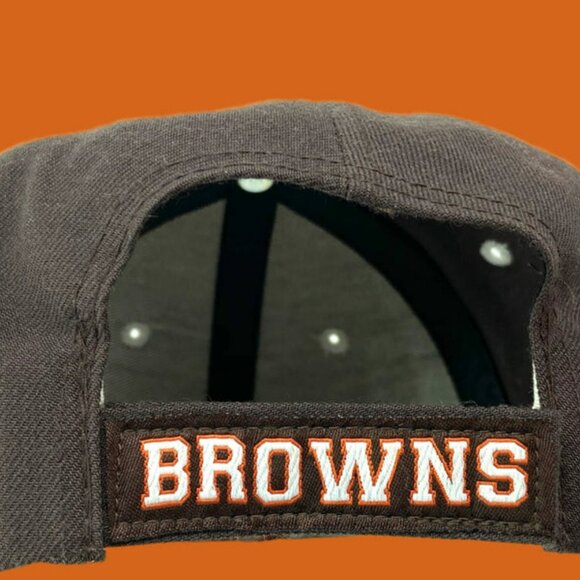 Cleveland Browns Vintage Late '90s NFL 30% Wool 3-D Logo NOS Cap - Picture 5 of 6